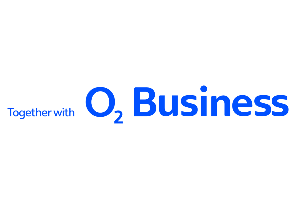 O2 Together with business Horizontal RGB Blue